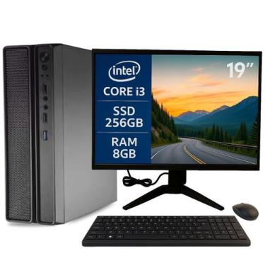 Imagem de Computador Slim Completo MultiPC Intel i3 6ª Geração 8GB SSD 256GB Win