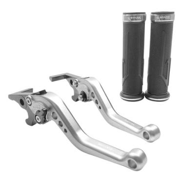 Imagem de Manete Esportiva Manopla X-max 250 X-max Xmax - Stark Race, Prata
