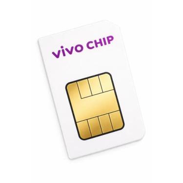 Imagem de Chip Vivo Com Crédito De Celular 4g Pré Pago Com Recarga Ddd