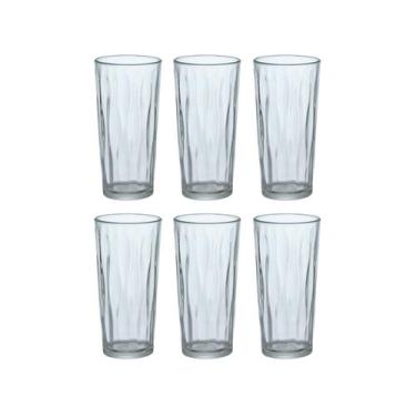 Imagem de Jogo de Copos de Vidro 265ml 6 Peças Hauskraft Pésaro, Transparente
