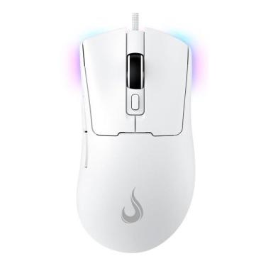 Imagem de Mouse Gamer Rise Mode G1 Pro White RGB, 12000 DPI, 7 Botões, Branco - 