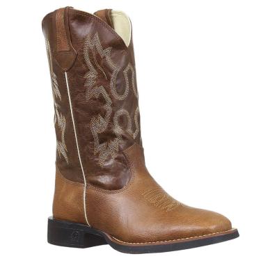 Imagem de Bota Masculina Bico Quadrado Marrom Classic 36520