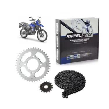 Imagem de Kit Relação Transmissão Riffel Top XTZ 250 Lander 2006-2008