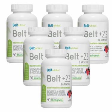 Imagem de 6x Belt+23 Bariatric Plus Mastigável- Frutas Vermelhas - Belt Nutritio