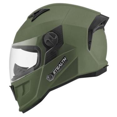 Imagem de Capacete Moto Fechado Stealth Solid Fosco Pro Tork Masculino Feminino 