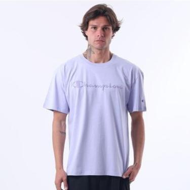 Imagem de CAMISETA CHAMPION ATHLETIC SCRIPT PUFF LOGO INK-Masculino