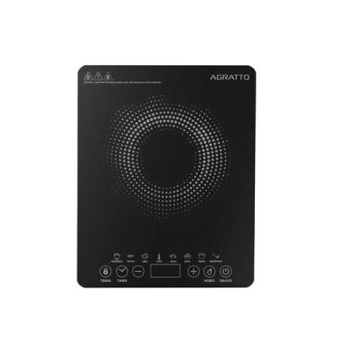 Imagem de Fogão cooktop de indução portátil com 1 boca acki01i-02 2000w 220v - A