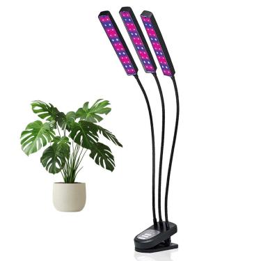 Imagem de Lampada de Cultivo Planta Luminaria Ultravioleta LED UV Temporizador Plantaçao Horta Es...