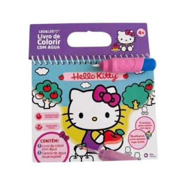 Imagem de Livro de Colorir com Água Hello Kitty + Pincel Leo&Leo Leonora - 91676