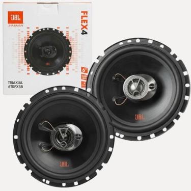 Imagem de Par alto falantes jbl 6trfx55 6 pol 110w rms som automotivo - Jbl Sele