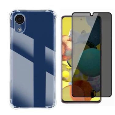 Imagem de Capa Capinha Para Samsung Galaxy A03 Core + Película Privacidade 3D 9D - (C7ARMOR)