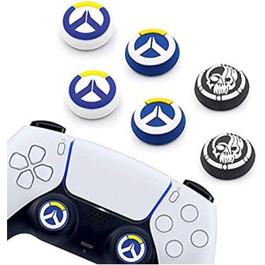 Imagem de TwiHill Thumb Stick Grips Caps Cover Para Controlador Thumb Sticks Cover Set Tampa De Silicone De Substituição Para Joystick De Controlador Analógico Para PS5 (3 Pares / 6 Unidades)