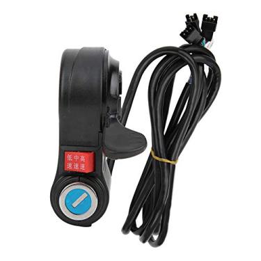 Imagem de Crazy Sales Interruptor elétrico de bicicleta elétrica, características estáveis interruptor de guidão, preto para ciclismo acessório de bicicleta elétrica