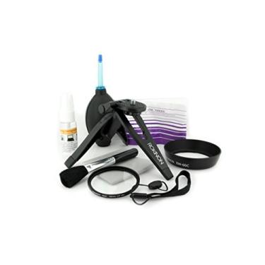 Imagem de Rokinon Kit de acessórios essenciais EACK-C para câmeras e lentes Canon DSLR Rebel SL1 T2i T3 T3i T4i T5 T5i XSi XT EOS 60D 600D 70D 18-55 mm (preto)