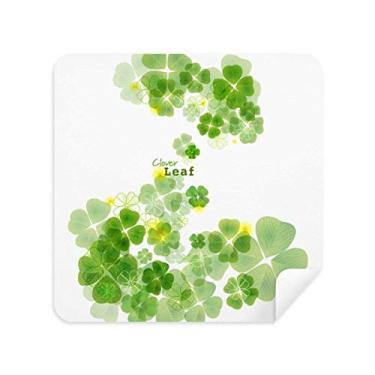 Imagem de Four Leaf Clover Ireland St.Patrick's Day óculos pano pano pano pano pano pano pano pano pano pano pano camurça pacote com 2