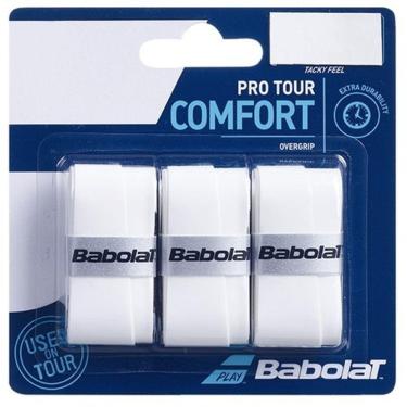 Imagem de Overgrip Babolat Pro Tour Comfort X3 - Branco