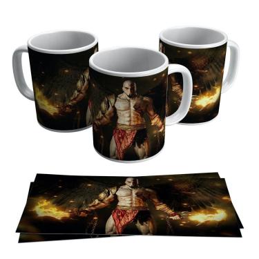 Imagem de Caneca Kratos God of War Jogo Gamer Geek Game