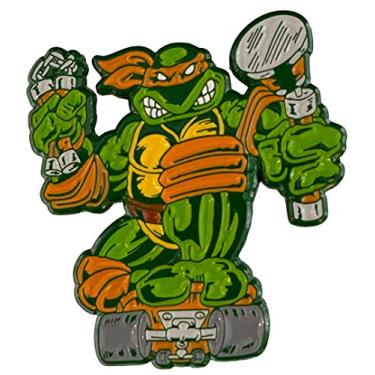Imagem de Comic Era Michelangelo: Broche de esmalte colecionável, Small, esmalte, não