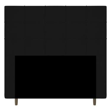 Imagem de Cabeceira Cama Box Casal Queen Size Leiria 160cm Corano Preto - Desk Design