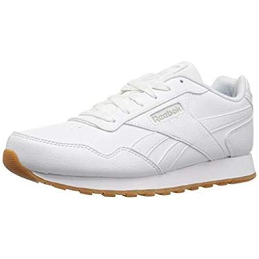 Imagem de Reebok Tênis masculino clássico Harman Run, Branco/Goma, 3.5
