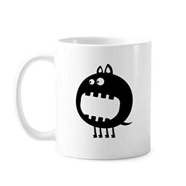 Imagem de Caneca de cerâmica com monstro adorável universo e alienígena cerâmica xícara de café e porcelana