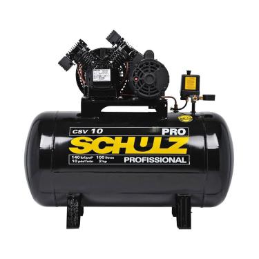 Imagem de Compressor de Ar Pistão Schulz Csv 10 100 Litros Pro 140Psi