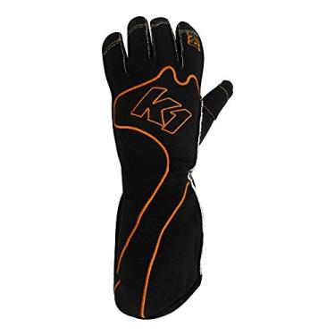 Imagem de K1 Race Gear Luvas RS1 Reverse Stitch Kart Racing (laranja/preto, PP)