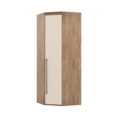 Imagem de Módulo Canto 45º com 1 Porta Belmax Carvalho/Off White