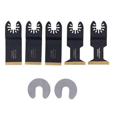 Imagem de 5 peças de cortadores oscilantes de aço de alto carbono universal profissional conjunto de ferramentas de serra para corte de metal