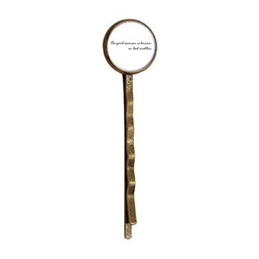 Imagem de Citação The Good Seaman Is Known In Bad Weather Retro Metal Hair Bobby Pin Headwear