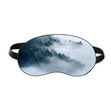 Imagem de Fog Forest Mountain Sky Cloud Sleep Eye Shield Soft Night Vlindfold Shade Cover