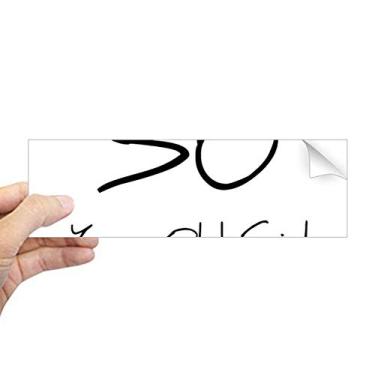 Imagem de DIYthinker Adesivo retangular para janela de 30 anos de idade da menina para notebook