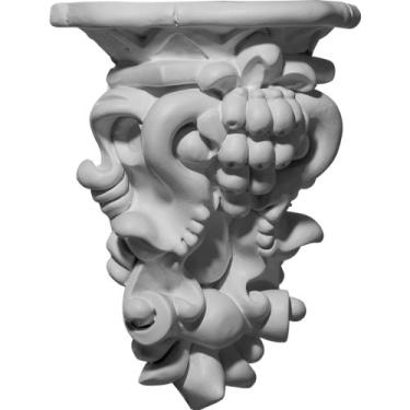 Imagem de Ekena Millwork COR06X03X07OL 15 cm L x 8 cm P x 7 1/8 polegadas A x 18 cm A Olivinha Cluster Corbel