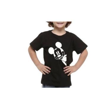 Imagem de Camiseta Infantil Com Estampa Mickey Olhando - Gusdan