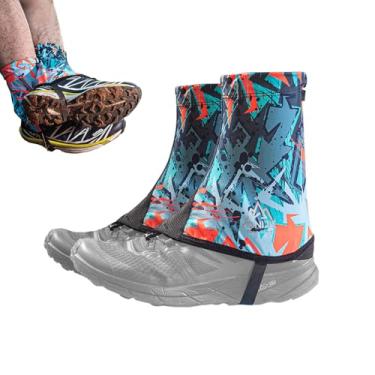 Imagem de Polainas de escalada | 2 peças de capa de sapato de caminhada à prova d'água para calçados de trilha,Mulheres multifuncionais caminhadas tornozelo polainas ao ar livre escalada polainas Weeyutix