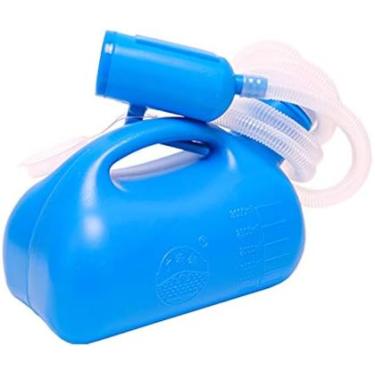 Imagem de Garrafas De Urina Para Homens, Banheiros De Acampamento De 3000 Ml Para Adultos Suporte Grande De Plástico Para Xixi Com Tampa E Tubo De 1,6 M Garrafa De Mictório Portátil Para Viagem Garrafas De