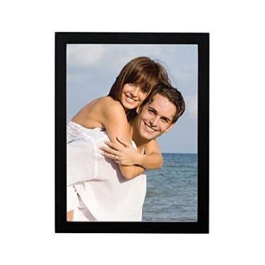 Imagem de Lawrence Frames Moldura de madeira preta, coleção de galeria, 20 x 25 cm