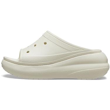 Imagem de CROCS Classic Crush Slide - Bone - M13, 208731-2Y2-M13, Unisex Adult, Bone, M13