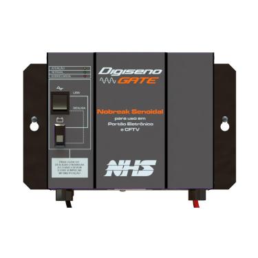 Imagem de Nobreak NHS Digiseno Gate 3/4 HP 24V Senoidal 1250VA E/S 120V/220V selecionável Sem Bateria - 91.P0.012500