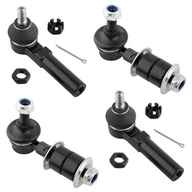 Imagem de YMAUGP 2x terminais de direção externos dianteiros - ES3200, 2x estabilizadores dianteiros/barras oscilantes - K8643 para Mercury Villager 1993-2002, para Nissan Quest 1993-2002