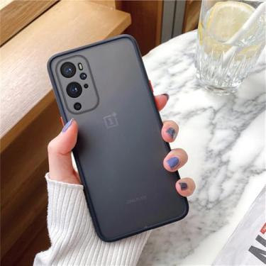 Imagem de A pele caiu caso de telefone para oneplus 9 9r 8 pro 8t nord ce 5g nord n10 quadro de silicone duro caso capa transparente, preto, para oneplus nord n100