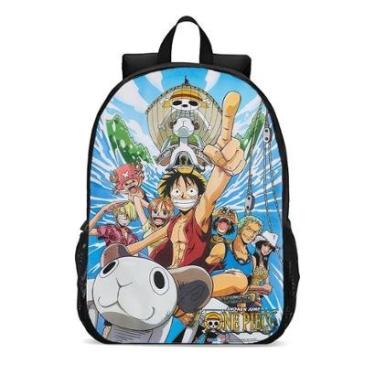 Imagem de MOCHILA ESCOLA INFANTIL JUVENIL ANIME ONE PIECE-Unissex