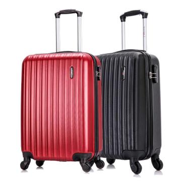 Imagem de Mala de Bordo 2 peças Vinho e Preta Londres Swiss Move