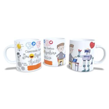 Imagem de Canecas de Porcelana Branca Personalizadas Profissões 4 (Eng.Mecanica8)