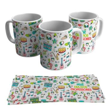 Imagem de Canecas de Porcelana Branca Personalizadas Coleção Profissões 2 (Professor 10)