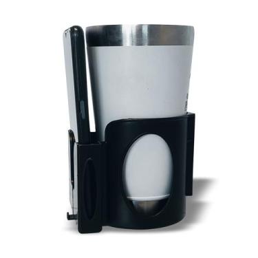 Imagem de Kit 3  Suporte Para Garrafa E Celular Aparelhos Academia - LUMI, Rosa