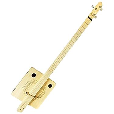 Imagem de C. B. Gitty Kit de Guitarra Caixa Charuto 'Pure & Simple' - Fácil de Construir, Sem Barra!