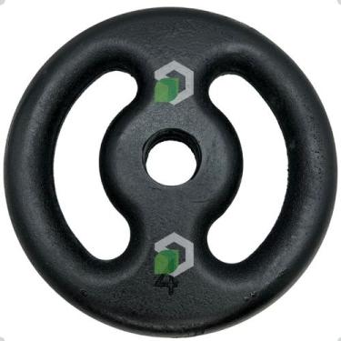 Imagem de Anilha de Ferro Fundido Pintada - 4 Kg - 2M FITNESS