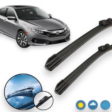 Imagem de Palheta Silicone Limpador De Parabrisa Honda Civic 2017 a 22 - BR18