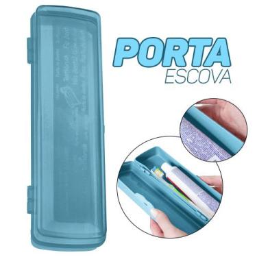 Imagem de Estojo Porta Escova De Dentes Portatil Plástico Viagem Cores Praticida